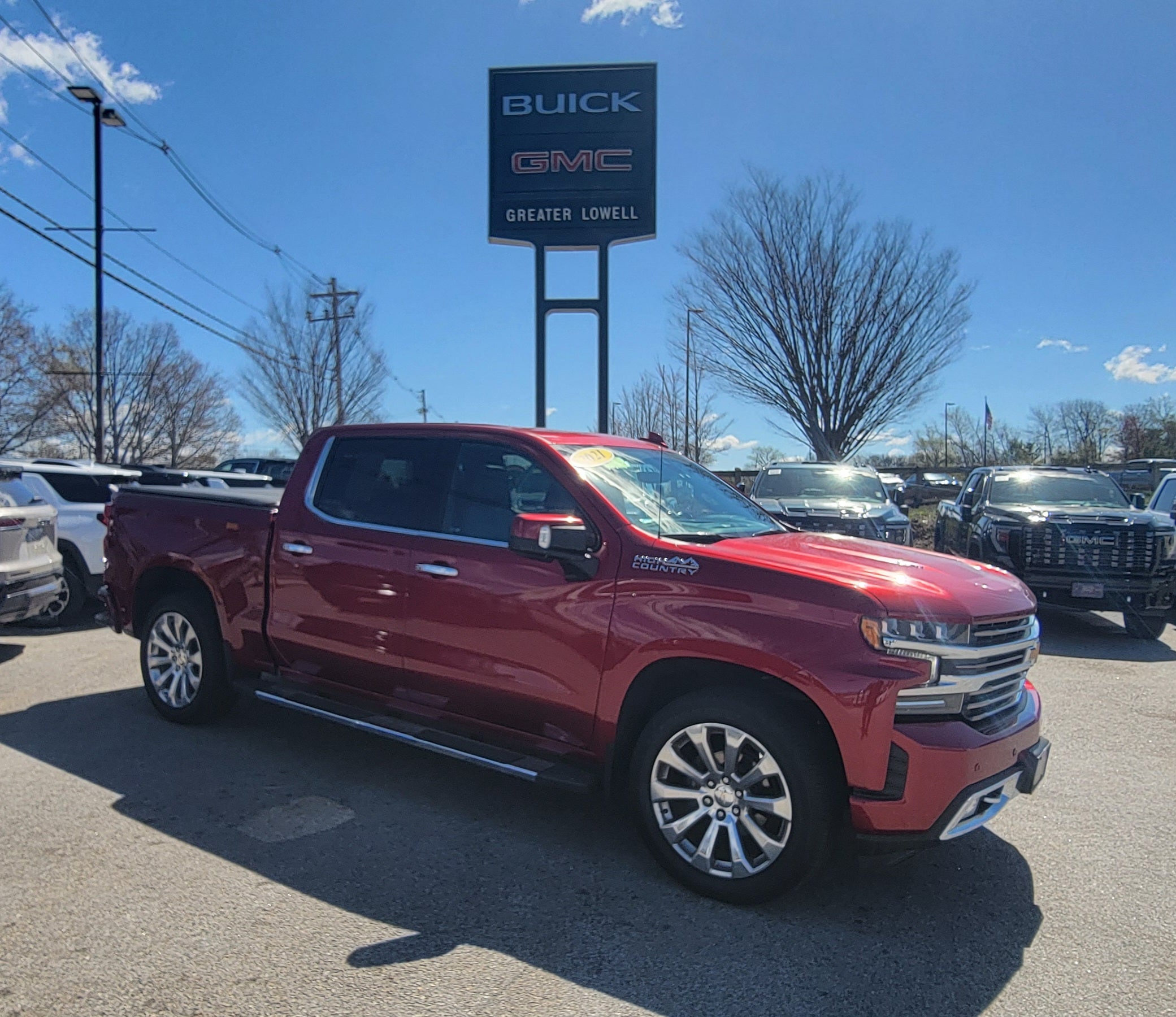Cherry Red Tintcoat 2021 Chevrolet Silverado 1500 Pickup Truck Four-Wheel Drive Automatic