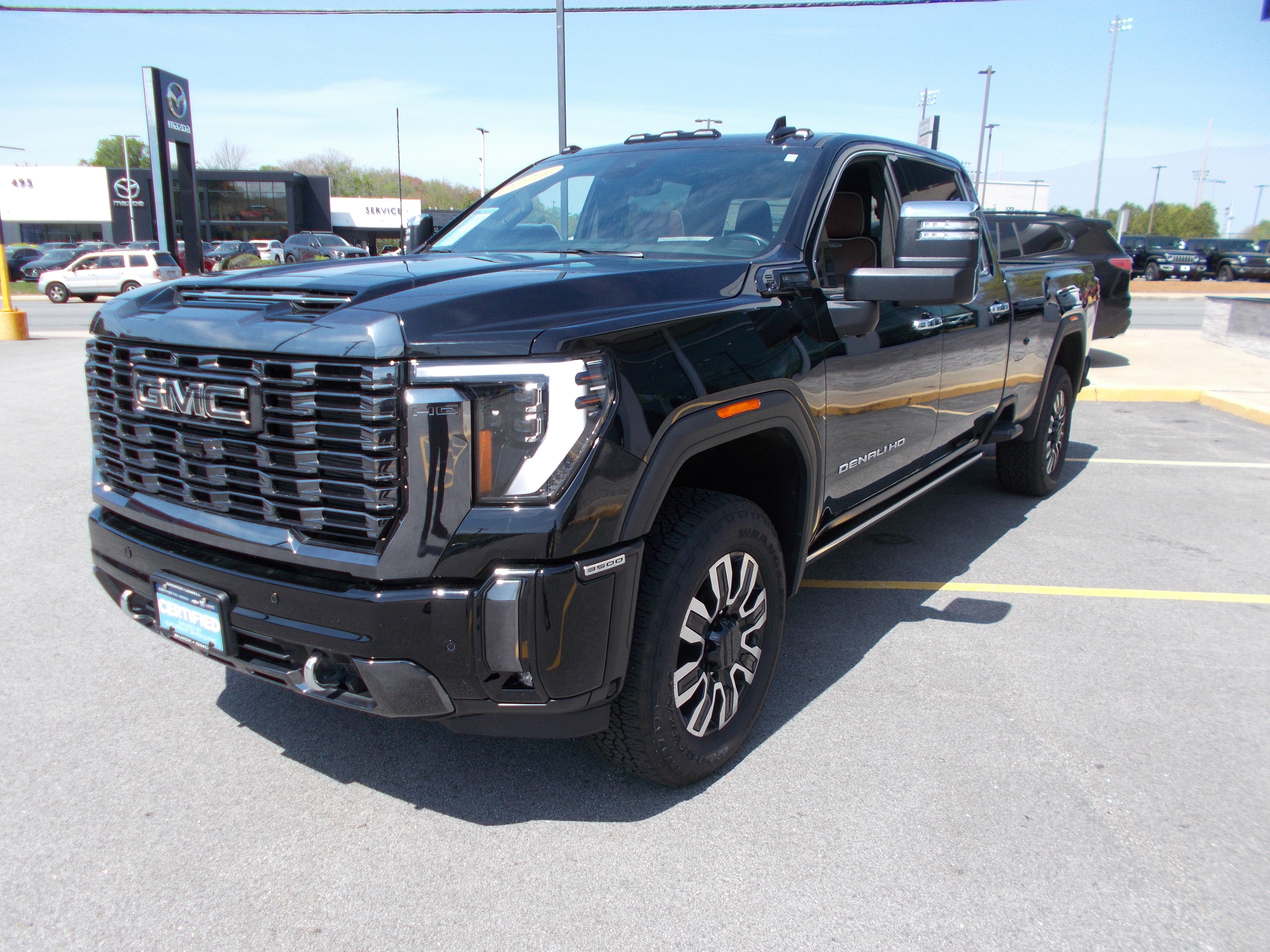 Onyx Black 2024 GMC Sierra 3500HD Pickup Truck Four-Wheel Drive Automatic