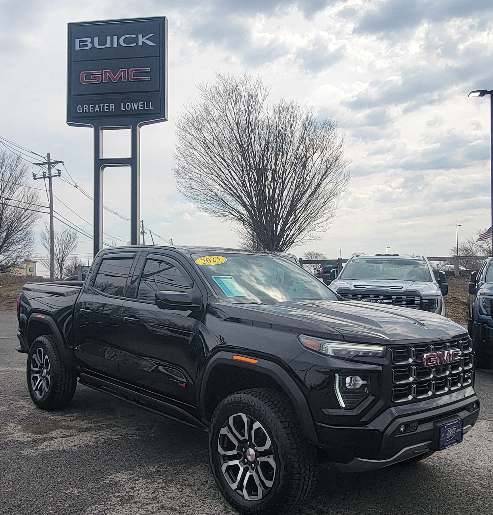 Onyx Black 2023 GMC Canyon Pickup Truck Four-Wheel Drive Automatic