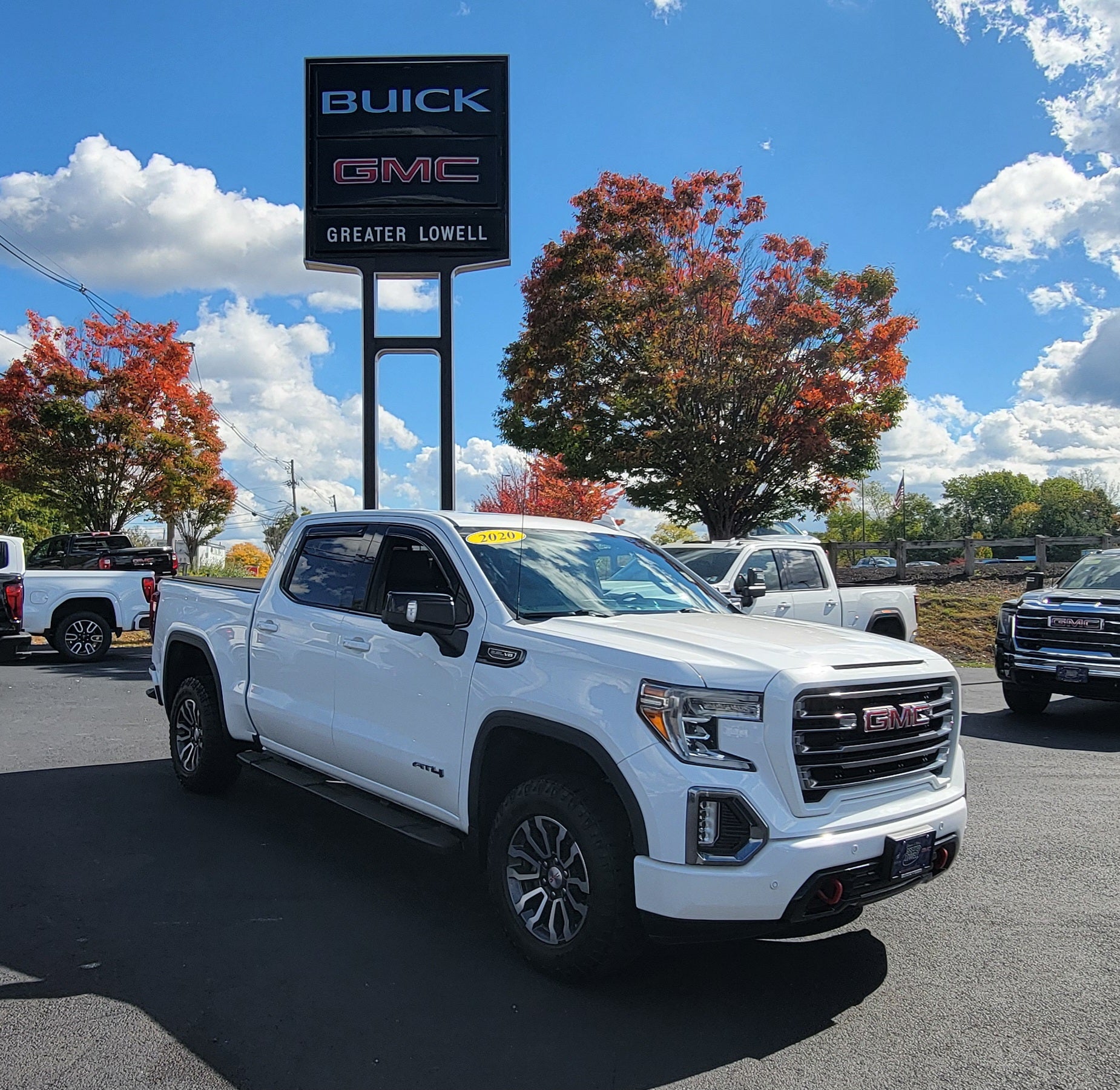 Summit White 2020 GMC Sierra 1500 Pickup Truck Four-Wheel Drive Automatic