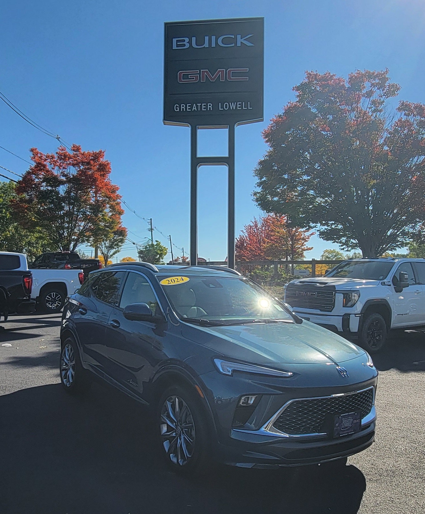 Ocean Blue Metallic 2024 Buick Encore GX SUV / Crossover All-Wheel Drive Automatic