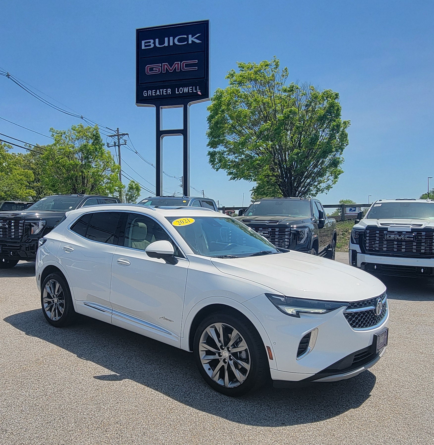 Summit White 2021 Buick Envision SUV / Crossover All-Wheel Drive Automatic