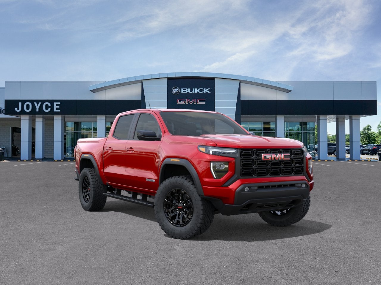 Volcanic Red Tintcoat 2026 GMC Canyon Pickup Truck Four-Wheel Drive Automatic