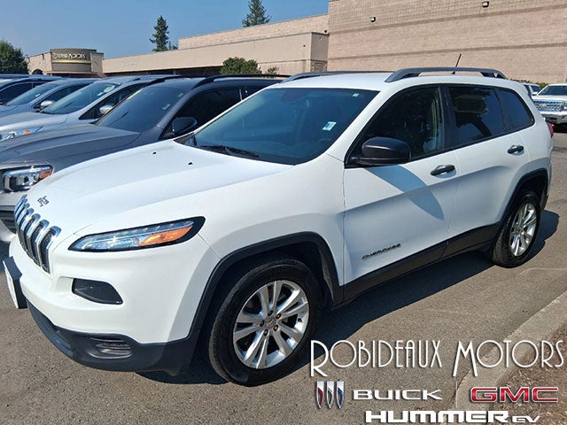 White 2015 Jeep Cherokee SUV / Crossover Front-Wheel Drive Automatic