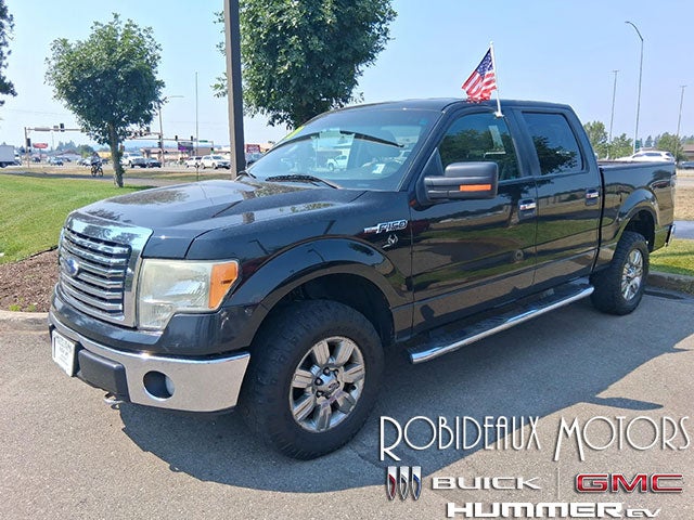Black 2010 Ford F-150 Pickup Truck Four-Wheel Drive Automatic