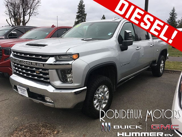 Silver Ice Metallic 2022 Chevrolet Silverado 2500HD Pickup Truck Four-Wheel Drive Automatic