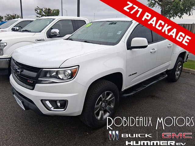 Summit White 2018 Chevrolet Colorado Pickup Truck Four-Wheel Drive Automatic