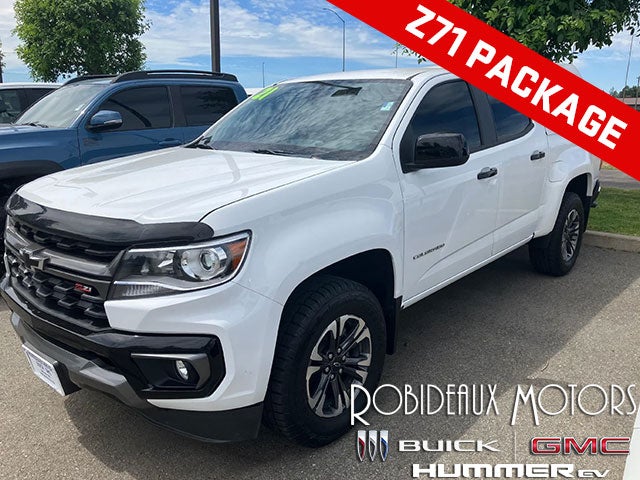 Summit White 2021 Chevrolet Colorado Pickup Truck Four-Wheel Drive Automatic