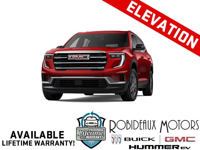 Volcanic Red Tintcoat 2025 GMC Acadia SUV / Crossover Four-Wheel Drive Automatic