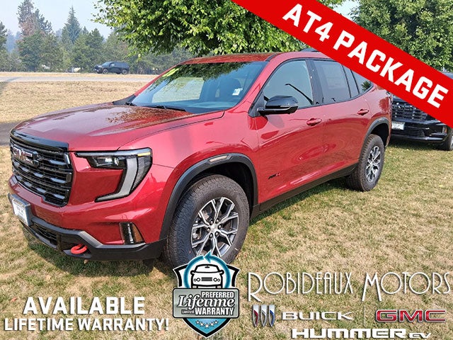 Volcanic Red Tintcoat 2026 GMC Acadia SUV / Crossover Four-Wheel Drive Automatic