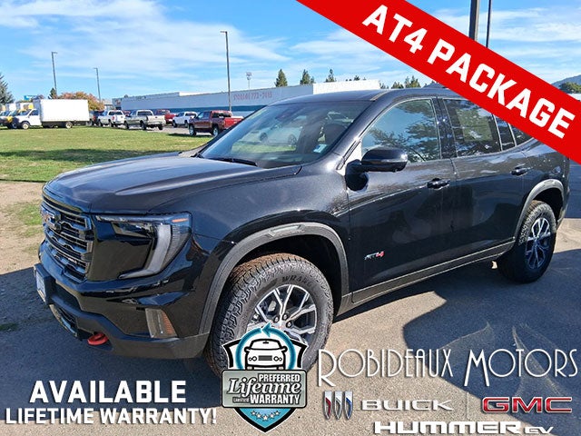 Black (Ebony Twilight Metallic) 2026 GMC Acadia SUV / Crossover Four-Wheel Drive Automatic