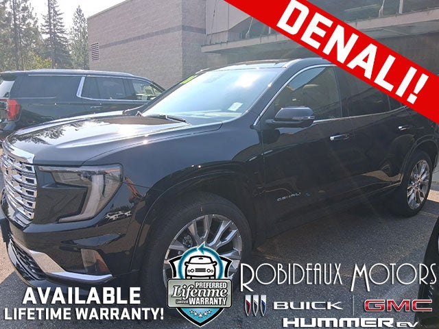 Black (Ebony Twilight Metallic) 2026 GMC Acadia SUV / Crossover Four-Wheel Drive Automatic