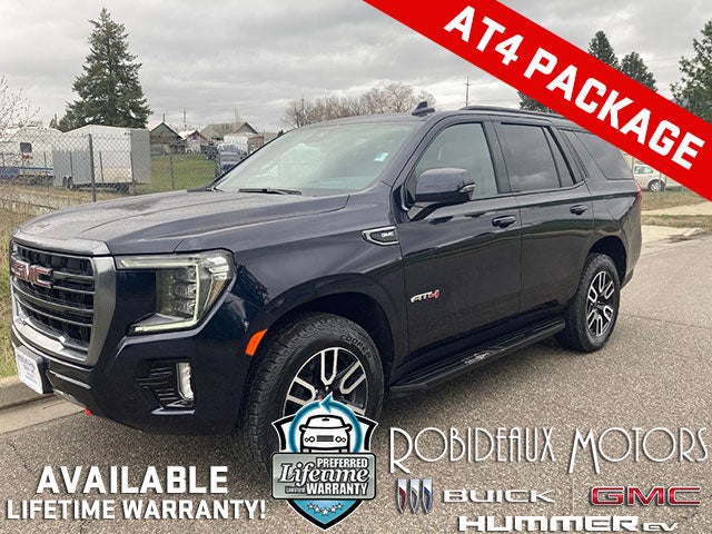 Midnight Blue Metallic 2023 GMC Yukon SUV / Crossover Four-Wheel Drive Automatic