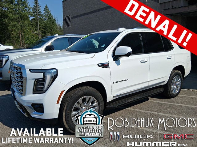 Summit White 2026 GMC Yukon SUV / Crossover Four-Wheel Drive Automatic