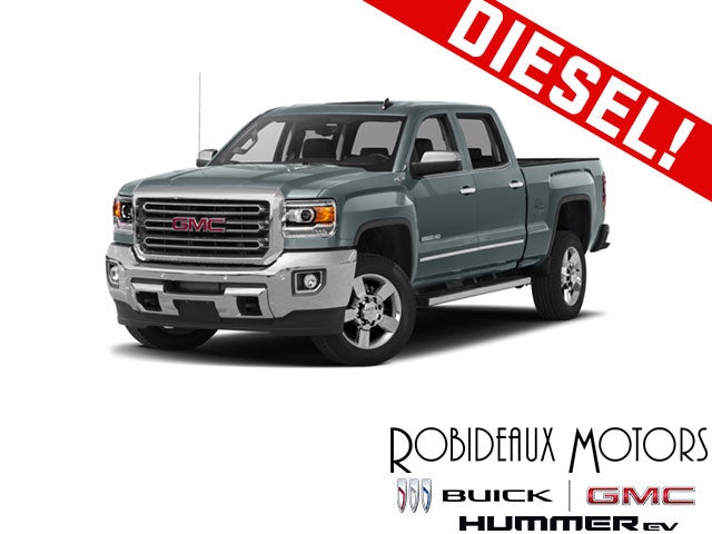 Light Steel Gray Metallic 2016 GMC Sierra 2500HD Pickup Truck Four-Wheel Drive Automatic
