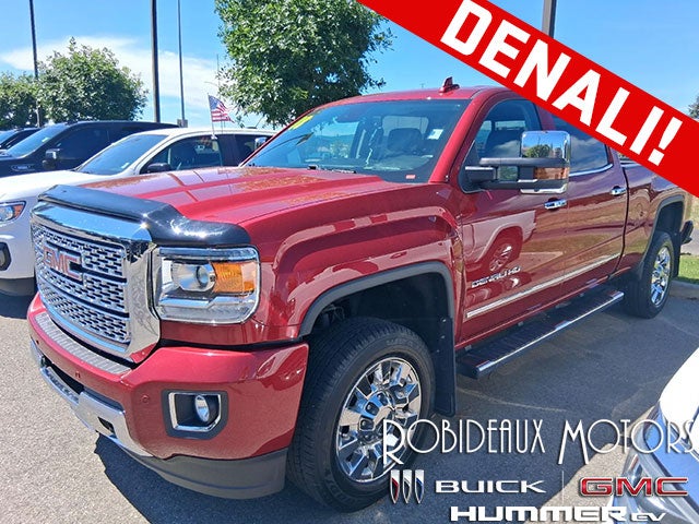 Red Quartz Tintcoat 2018 GMC Sierra 2500HD Pickup Truck Four-Wheel Drive Automatic