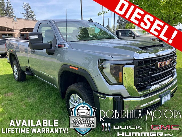 Sterling Metallic 2026 GMC Sierra 2500HD Pro Regular Cab LB 4WD Pickup Truck Four-Wheel Drive Automatic