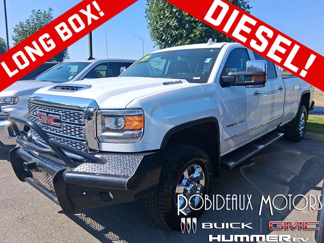Summit White 2019 GMC Sierra 3500HD Pickup Truck Four-Wheel Drive Automatic