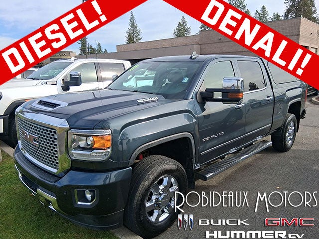 Dark Slate Metallic 2017 GMC Sierra 3500HD Pickup Truck Four-Wheel Drive Automatic