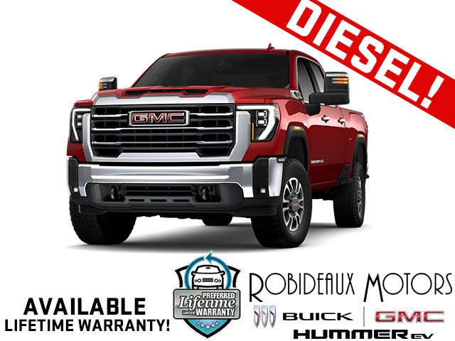 Volcanic Red Tintcoat 2026 GMC Sierra 2500HD SLT Crew Cab 4WD Pickup Truck Four-Wheel Drive Automatic