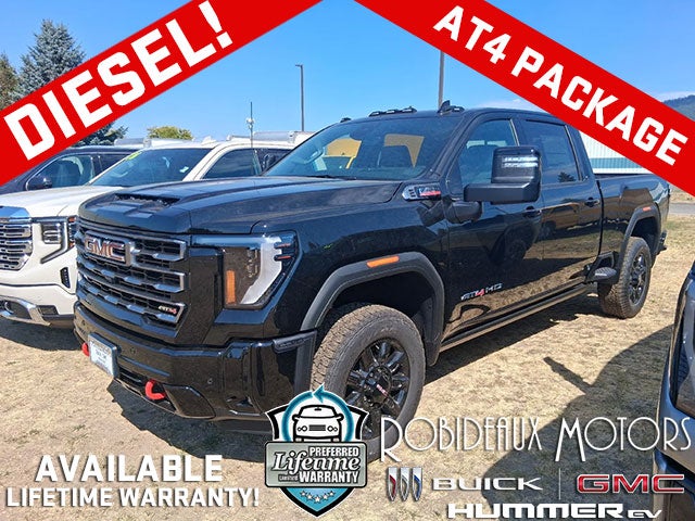 Onyx Black 2026 GMC Sierra 2500HD Pickup Truck Four-Wheel Drive Automatic
