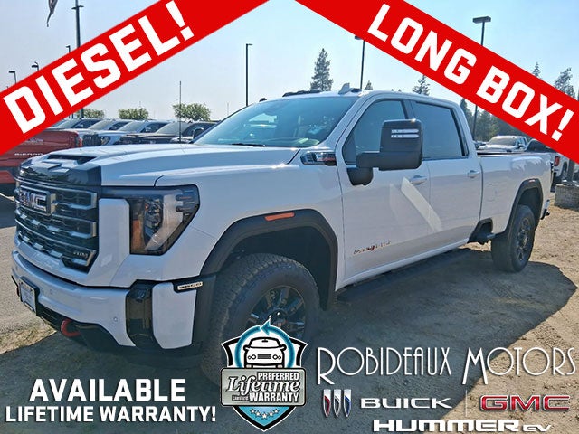 Summit White 2026 GMC Sierra 3500HD Pickup Truck Four-Wheel Drive Automatic