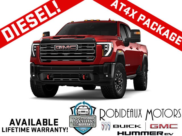 Volcanic Red Tintcoat 2026 GMC Sierra 2500HD AT4X Crew Cab 4WD Pickup Truck Four-Wheel Drive Automatic