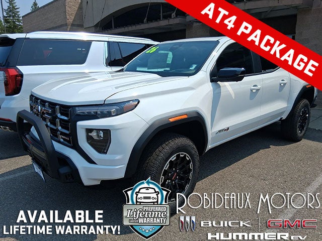 Summit White 2026 GMC Canyon Pickup Truck Four-Wheel Drive Automatic