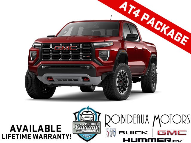Volcanic Red Tintcoat 2026 GMC Canyon Pickup Truck Four-Wheel Drive Automatic