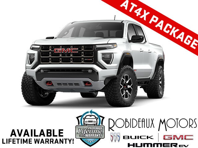 Summit White 2026 GMC Canyon Pickup Truck Four-Wheel Drive Automatic