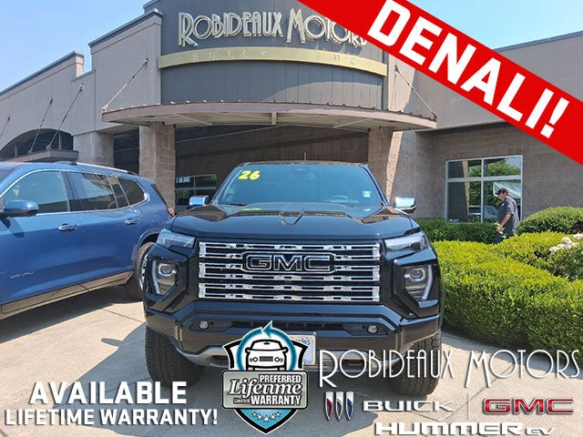 Onyx Black 2026 GMC Canyon Pickup Truck Four-Wheel Drive Automatic