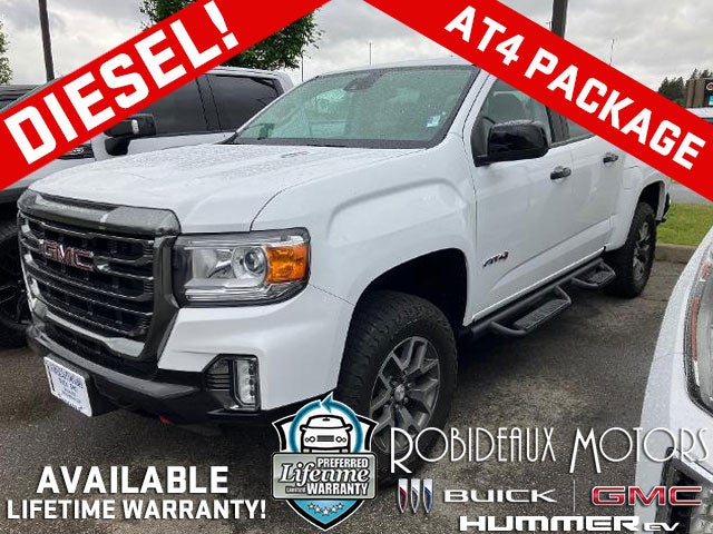  2022 GMC Canyon AT4 Crew Cab 4WD with Leather   