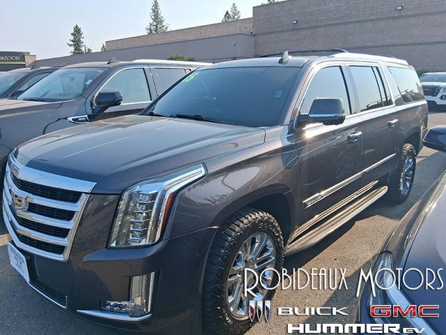 Dark Granite Metallic 2015 Cadillac Escalade ESV SUV / Crossover Four-Wheel Drive Automatic