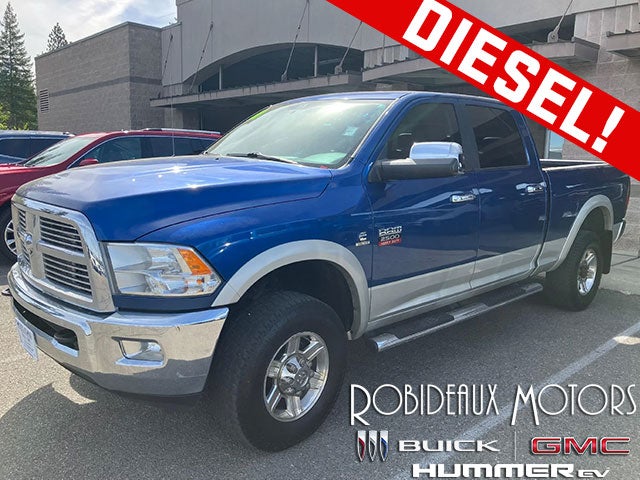 Blue 2010 Dodge RAM 2500 Pickup Truck Four-Wheel Drive 