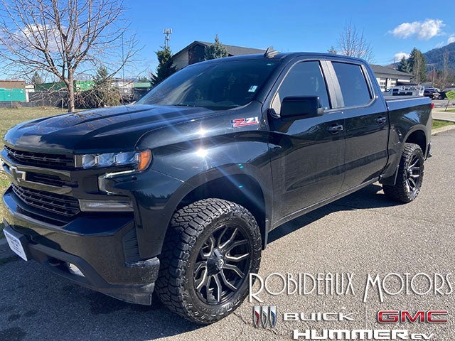Black 2021 Chevrolet Silverado 1500 Pickup Truck Four-Wheel Drive Automatic