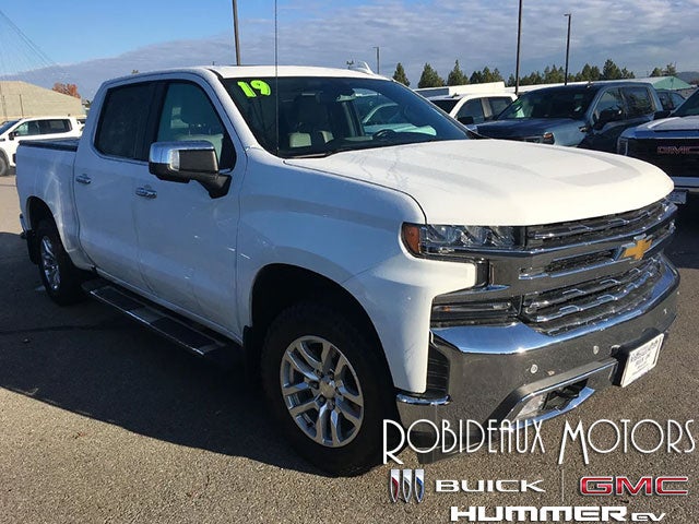 Summit White 2019 Chevrolet Silverado 1500 Pickup Truck Four-Wheel Drive Automatic
