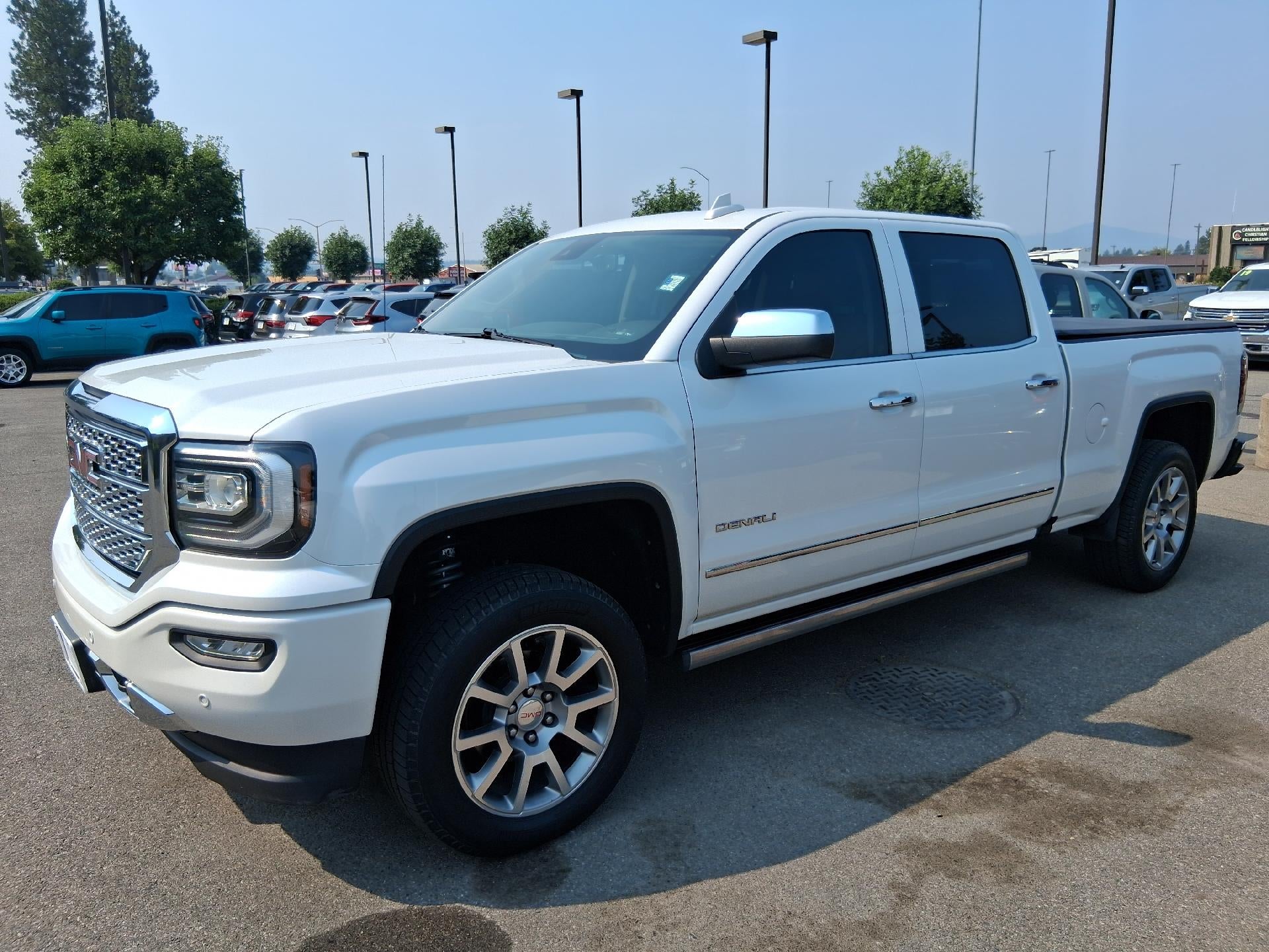 White Frost Tricoat 2018 GMC Sierra 1500 Pickup Truck Four-Wheel Drive Automatic