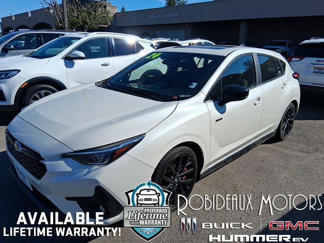 White 2024 Subaru Impreza Wagon All-Wheel Drive 