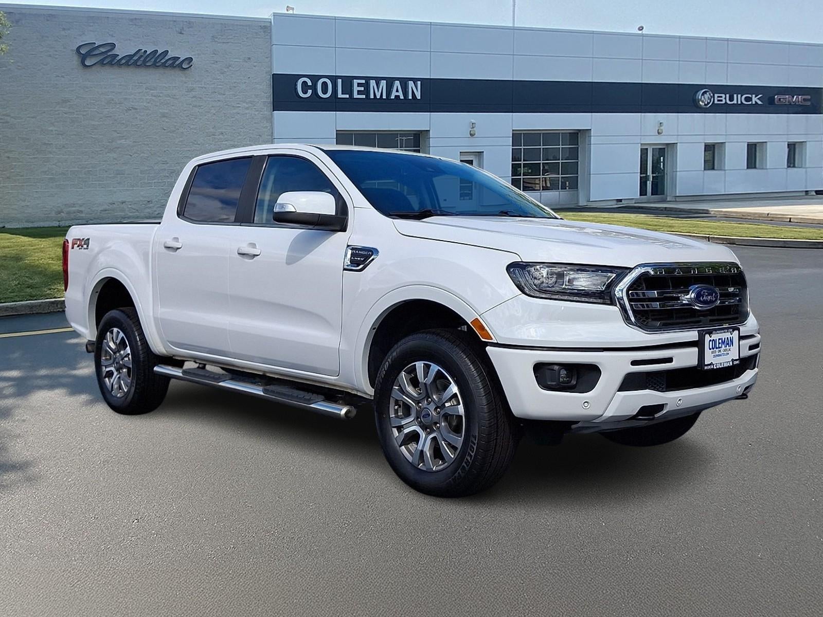 White 2019 Ford Ranger Pickup Truck Four-Wheel Drive Automatic