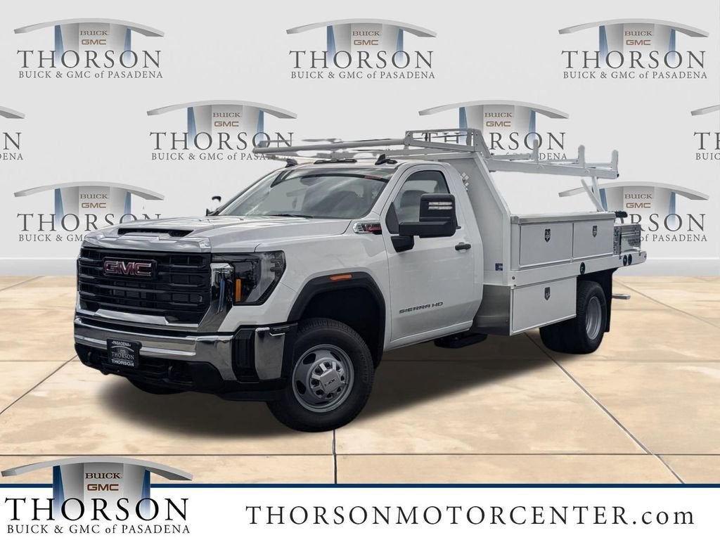 Summit White 2026 GMC Sierra 3500HD Chassis Pickup Truck 4X2 Automatic