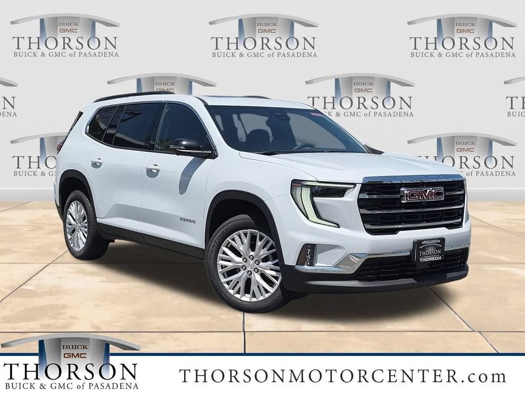 Glacier White Tricoat 2026 GMC Acadia SUV / Crossover Four-Wheel Drive Automatic
