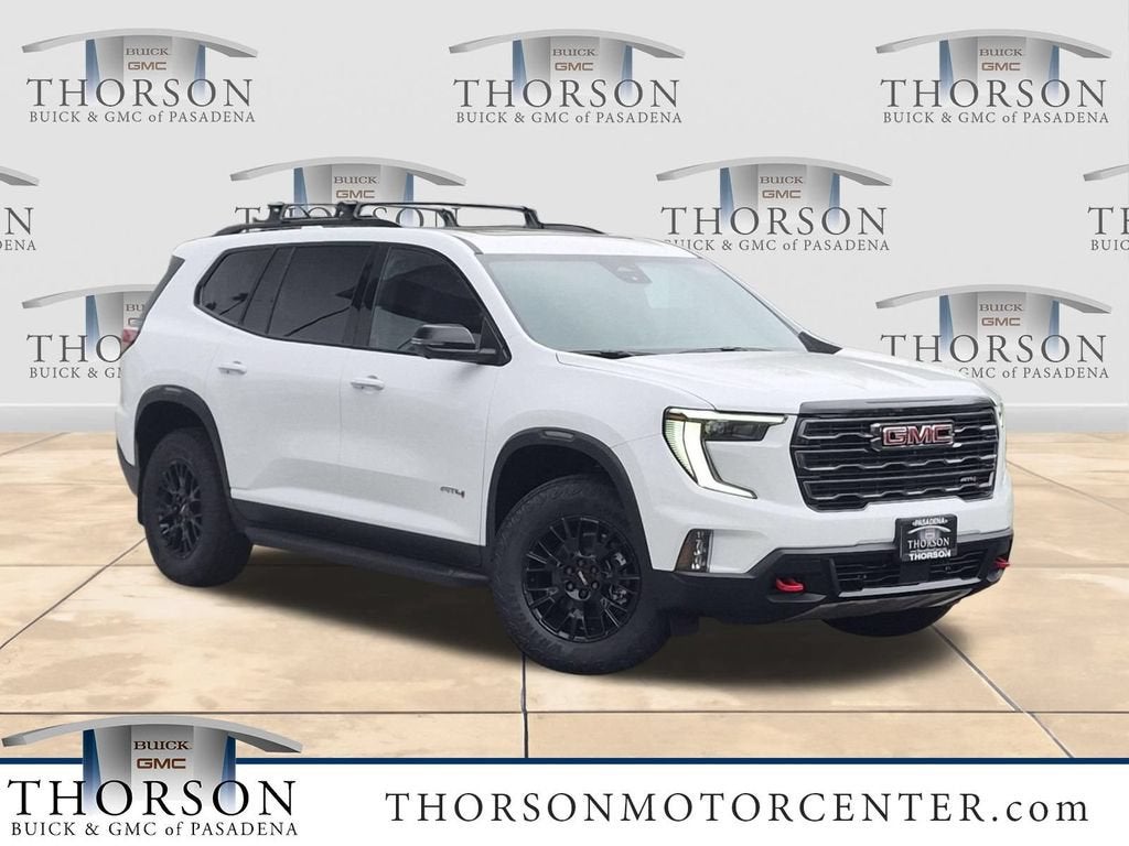 Summit White 2026 GMC Acadia SUV / Crossover Four-Wheel Drive Automatic