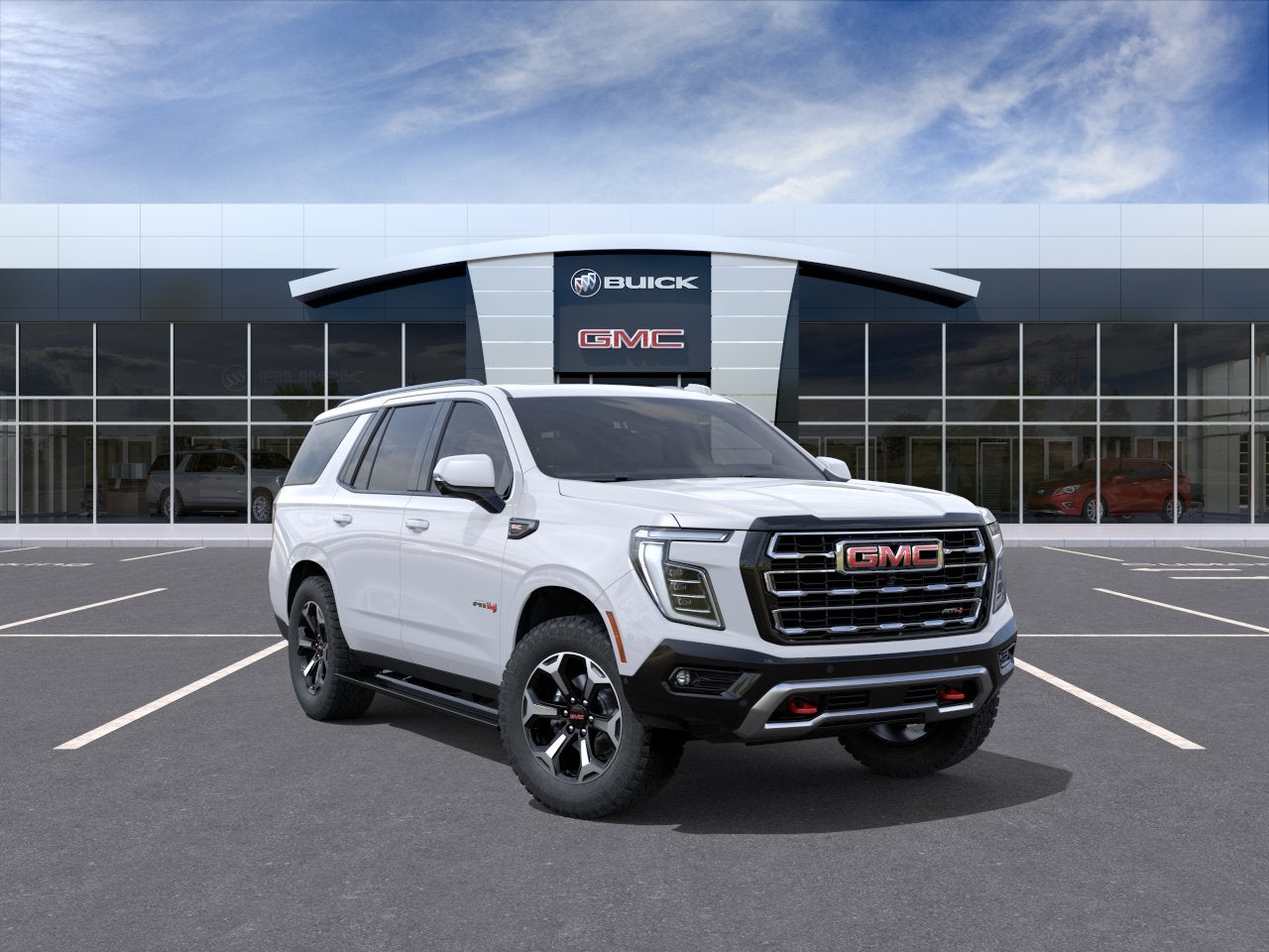 Summit White 2026 GMC Yukon SUV / Crossover Four-Wheel Drive Automatic