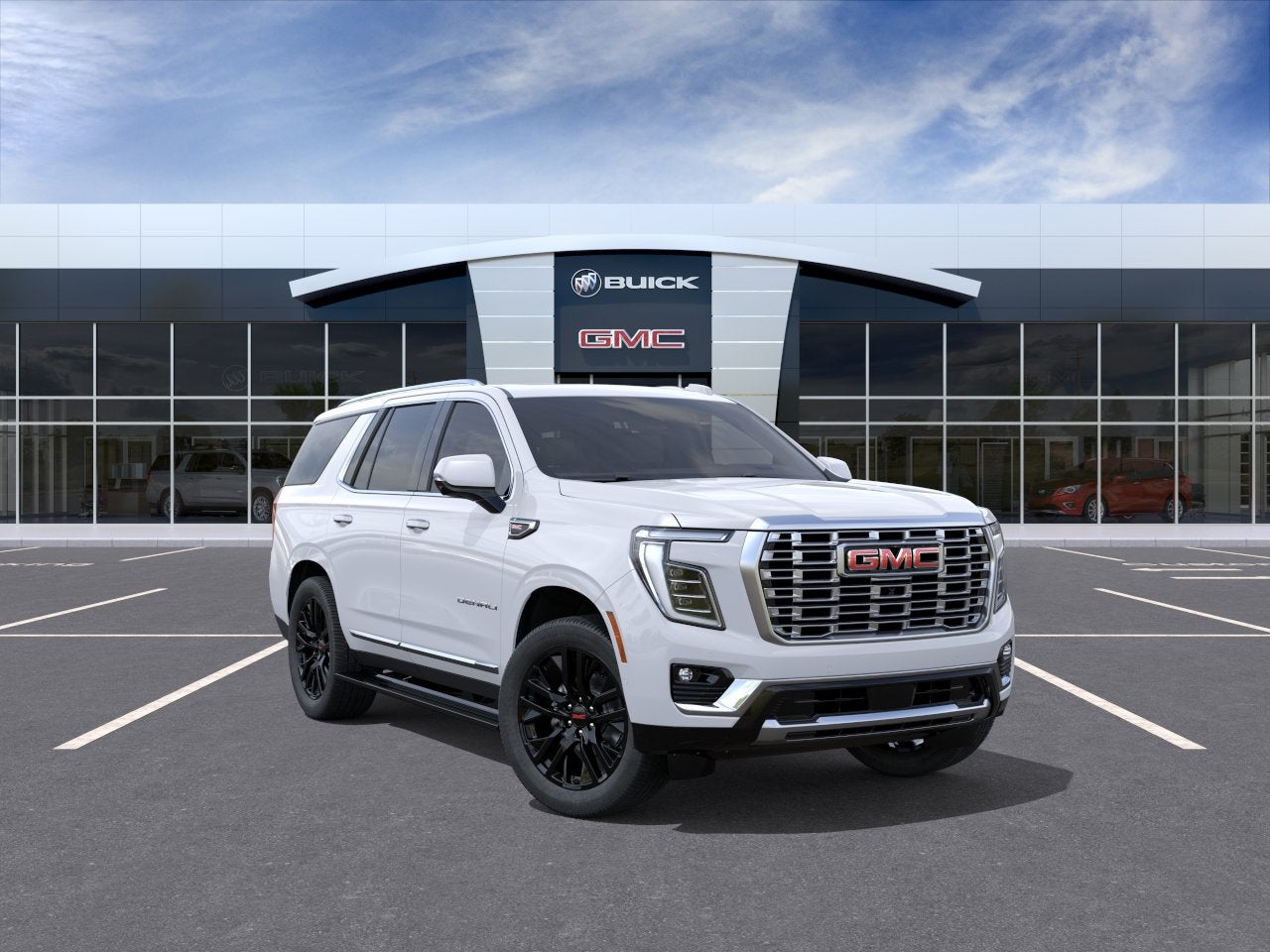 Glacier White Tricoat 2026 GMC Yukon SUV / Crossover Four-Wheel Drive Automatic