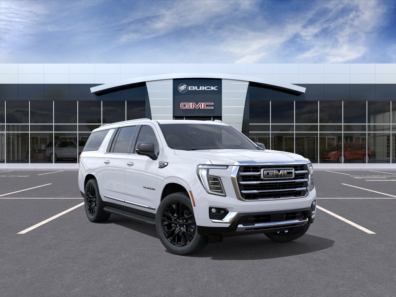 Summit White 2026 GMC Yukon XL SUV / Crossover Four-Wheel Drive Automatic