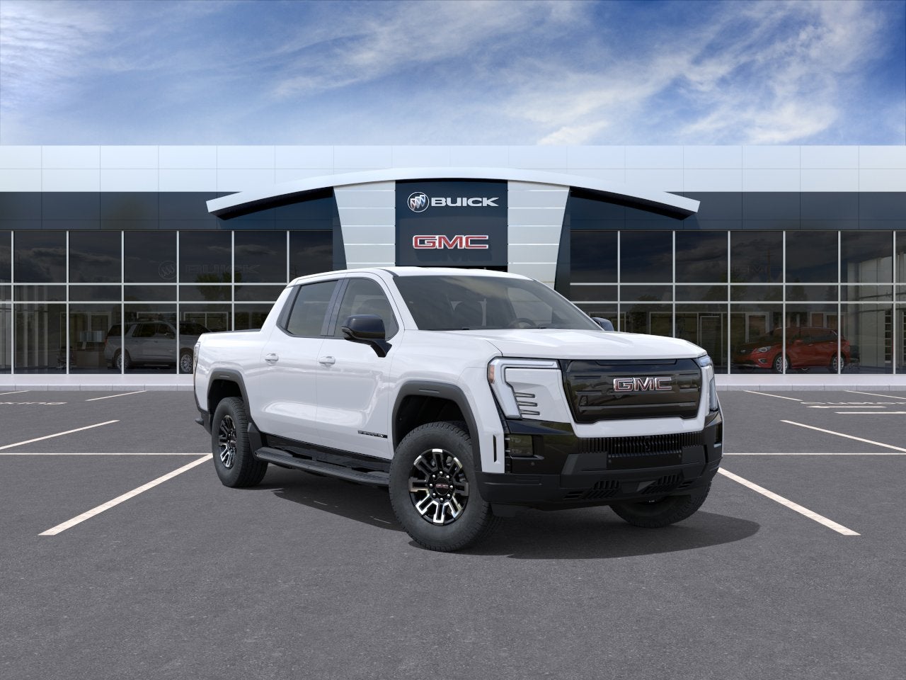 Summit White 2026 GMC Sierra EV Pickup Truck All-Wheel Drive Automatic