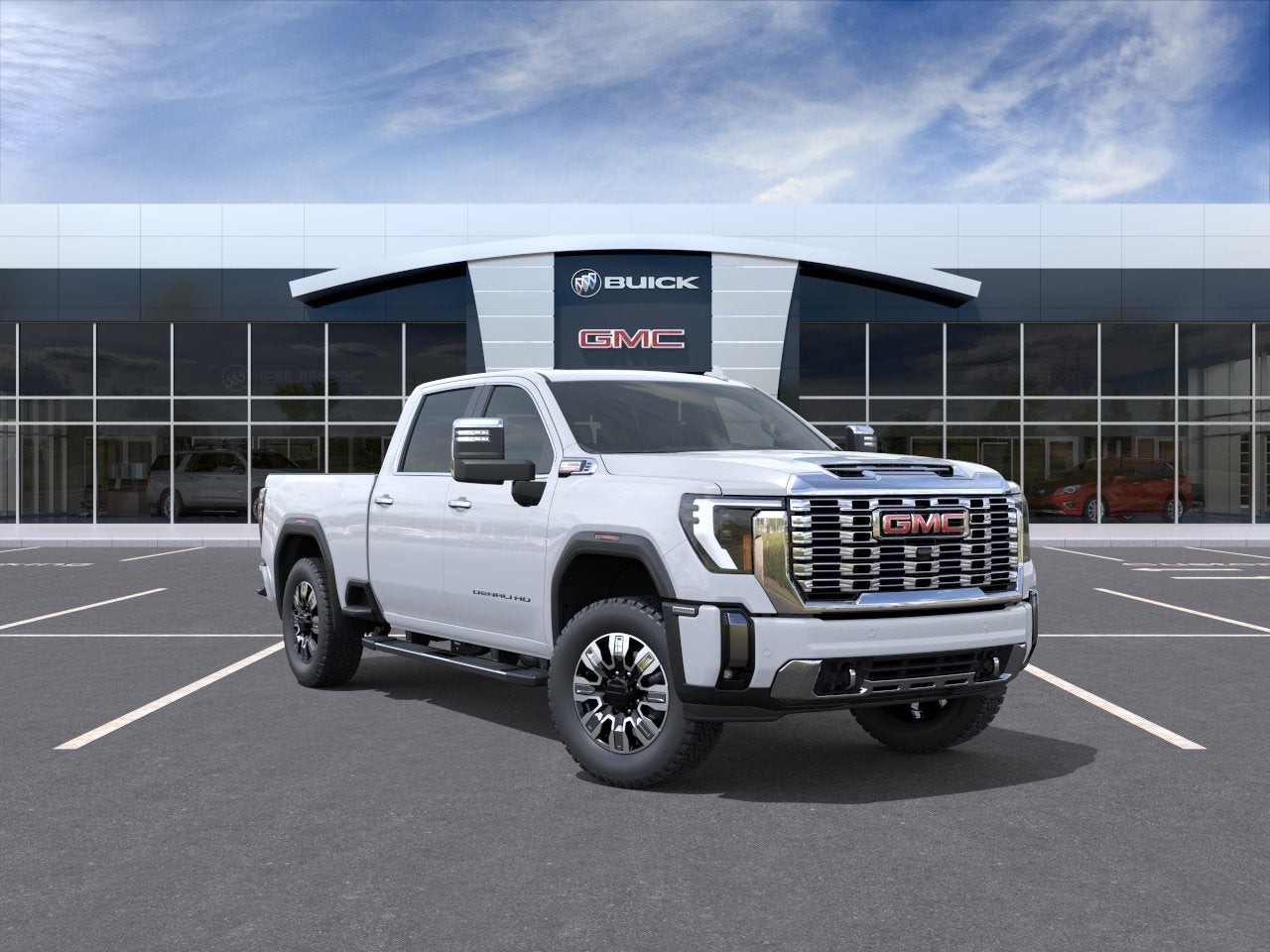 Glacier White Tricoat 2026 GMC Sierra 2500HD Pickup Truck Four-Wheel Drive Automatic