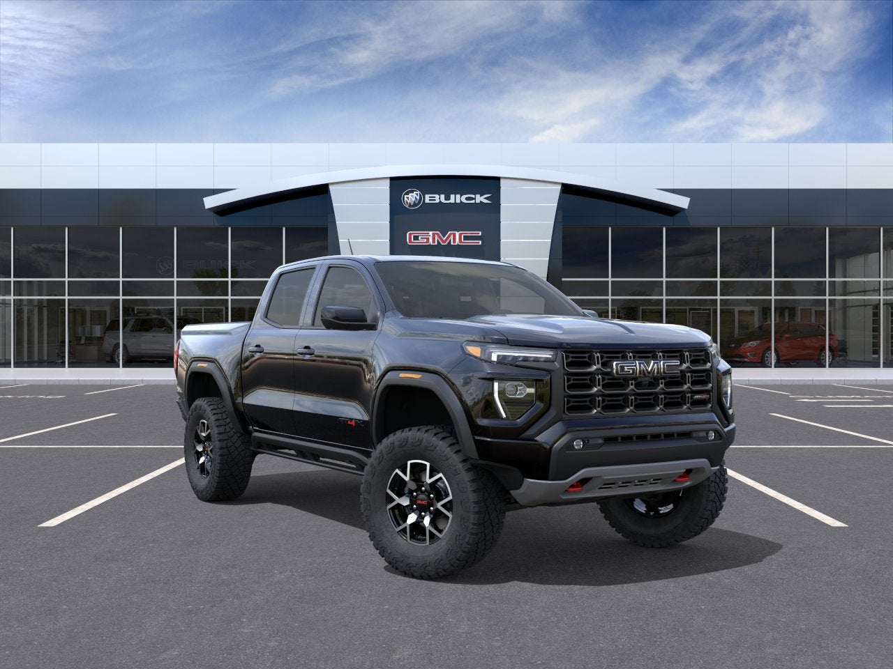 Onyx Black 2026 GMC Canyon Pickup Truck Four-Wheel Drive Automatic