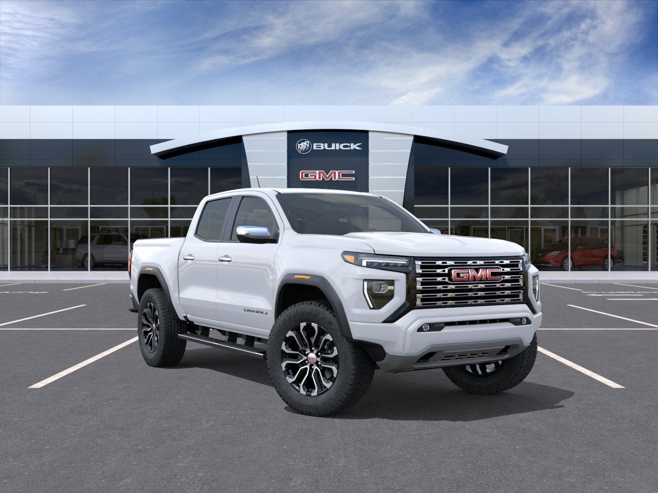 Summit White 2026 GMC Canyon Pickup Truck Four-Wheel Drive Automatic
