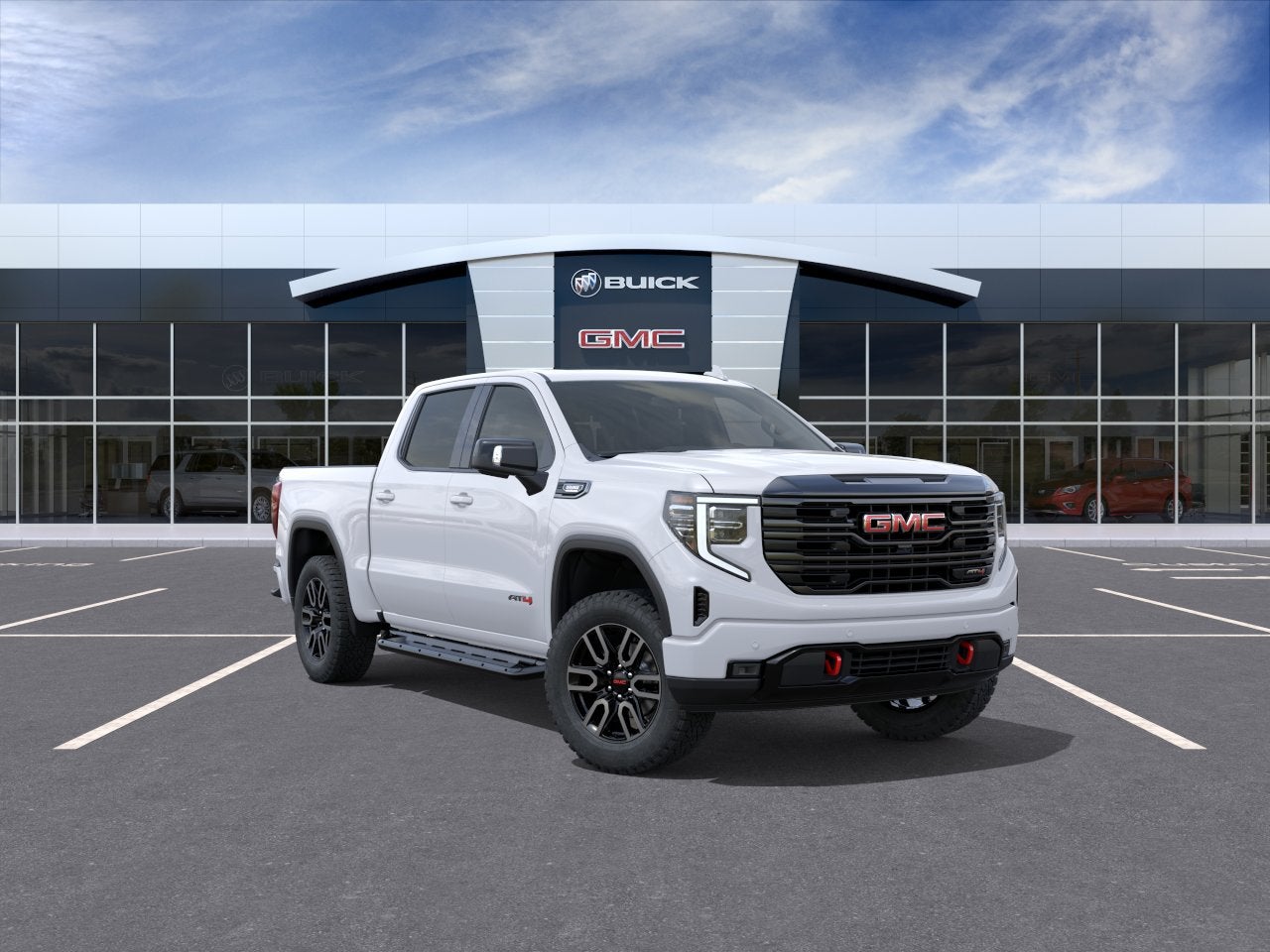 Summit White 2026 GMC Sierra 1500 Pickup Truck Four-Wheel Drive Automatic